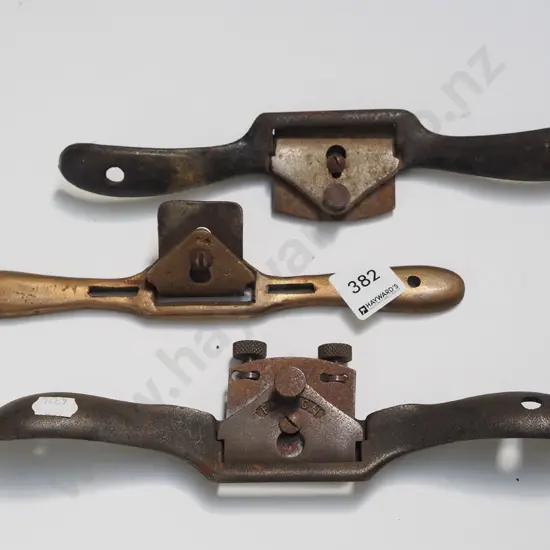 3x vintage spoke shaves