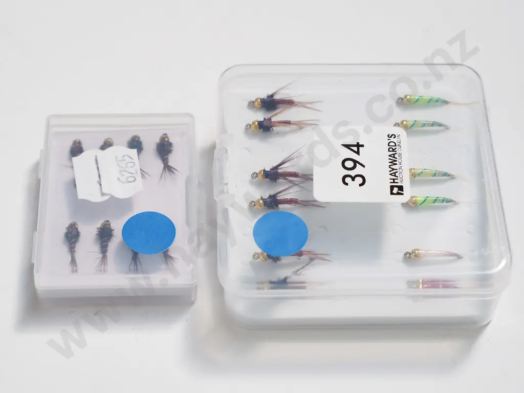 2x cased fly fishing lures Image 1++