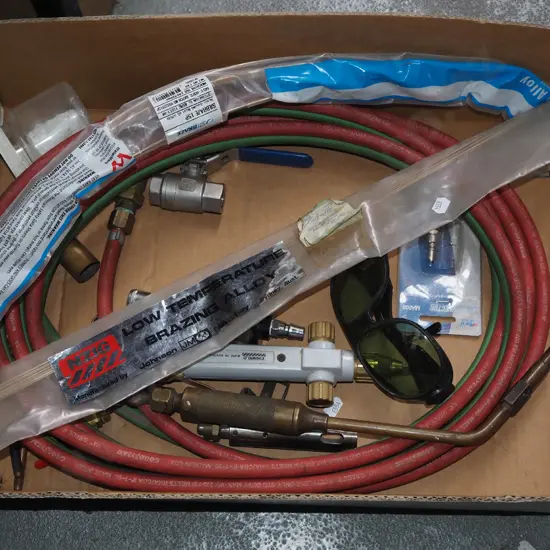 gas welding torches, hoses etc