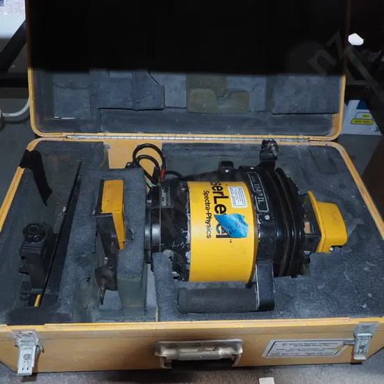 cased Spectrophysics laser level