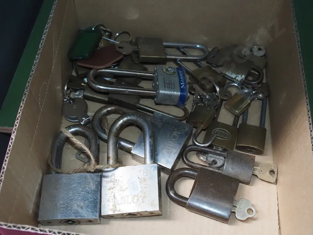 box of padlocks Image 1++