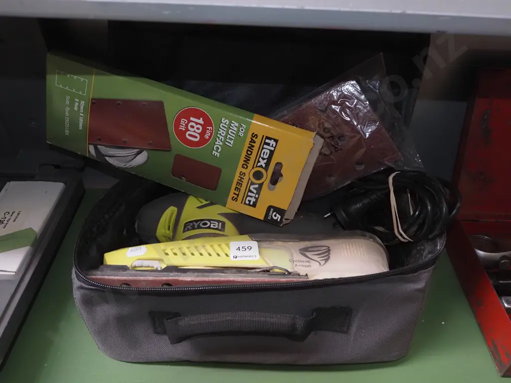 cased Ryobi orbital sander Image 1++