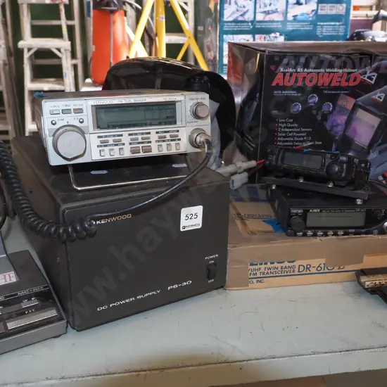 ham radio equipment ; power suppy, transceivers
