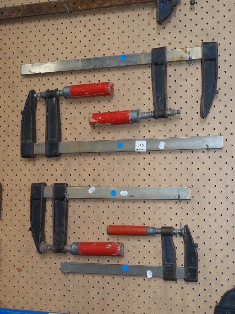 4x F clamps Image 1++