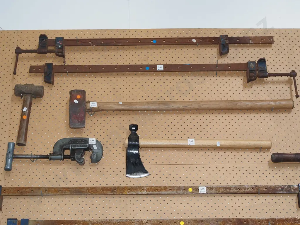 small heavy hammer, log splitter -yellow dots Image 1++