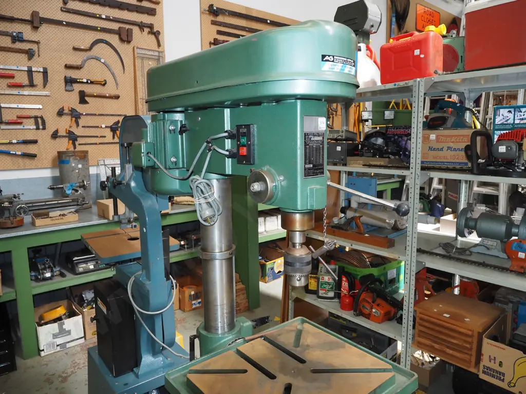 large freestanding heavy duty 12 speed drill press Image 1++
