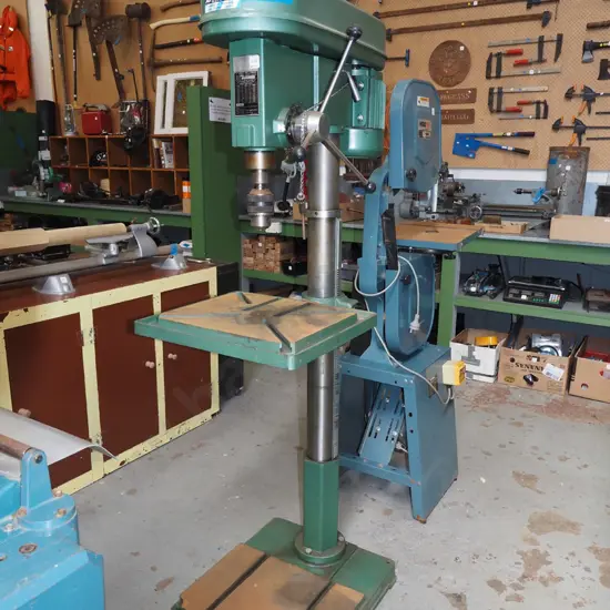 large freestanding heavy duty 12 speed drill press
