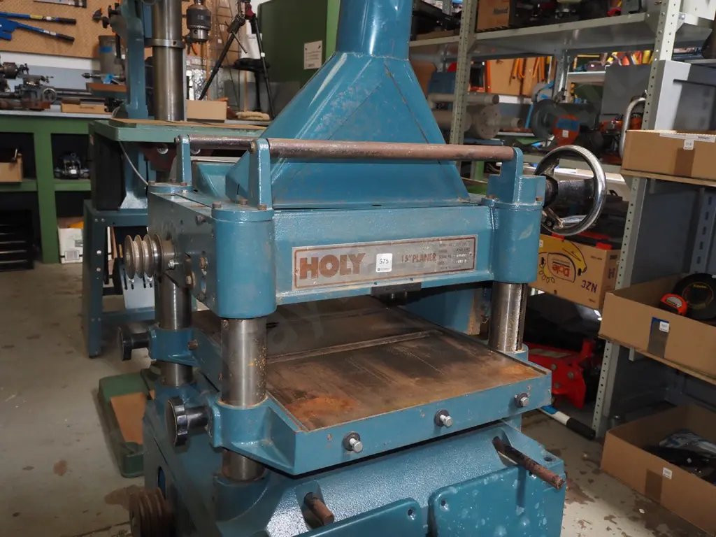 Holy 15" thickenesser - motor, box of accessories - As Is No Returns Image 1++