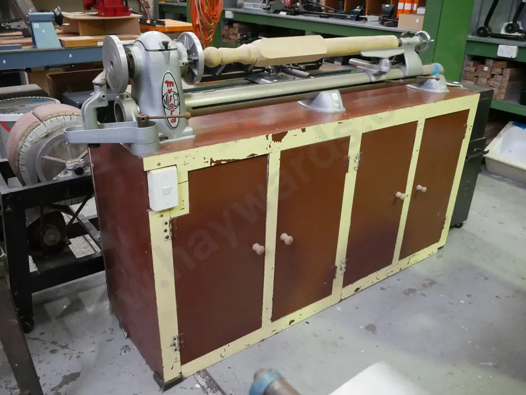 Myford woodworkers lathe on stand Image 1++