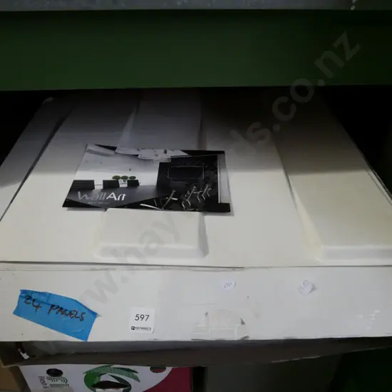 24 panels of pressed wall art décor