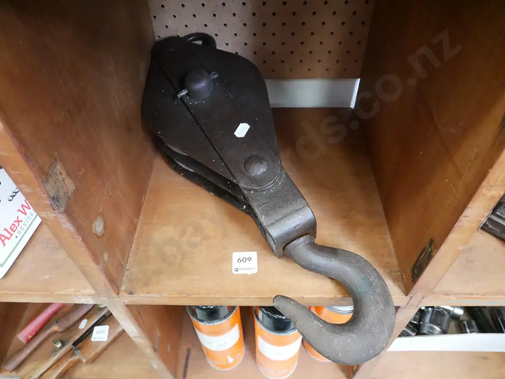 large vintage dual pulley Image 1++