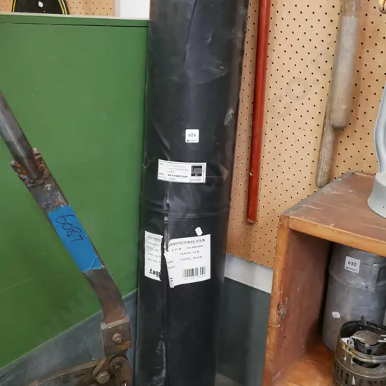 roll of black agricultural film