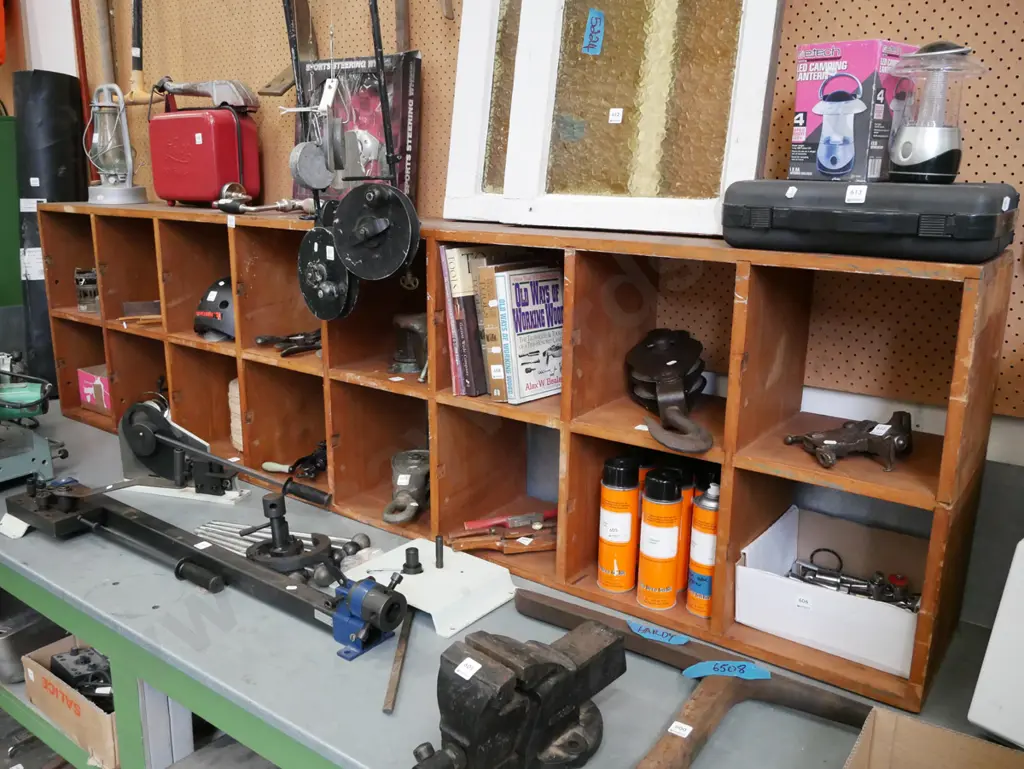 solid rimu workshop shelves H630 W2430 D310 Image 1++