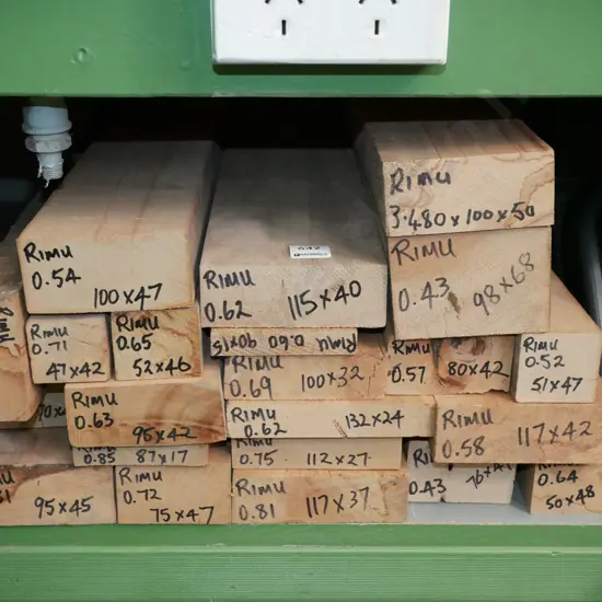 various lenths of rimu