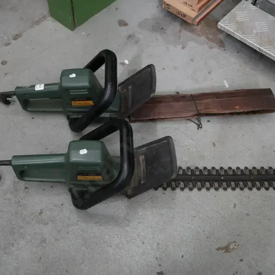 2x BD corded hedge trimmers