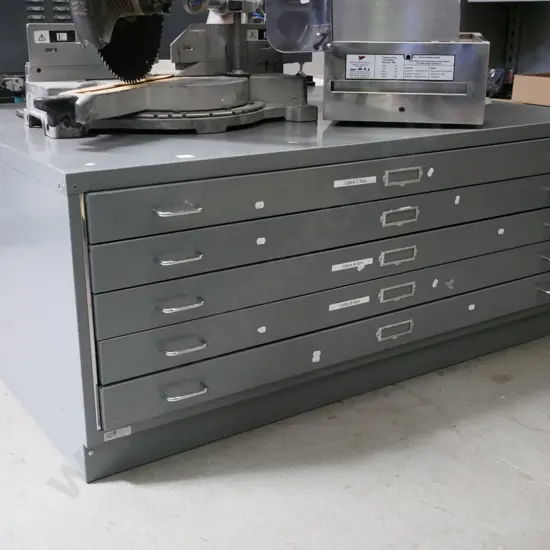 set of 5 plan drawers