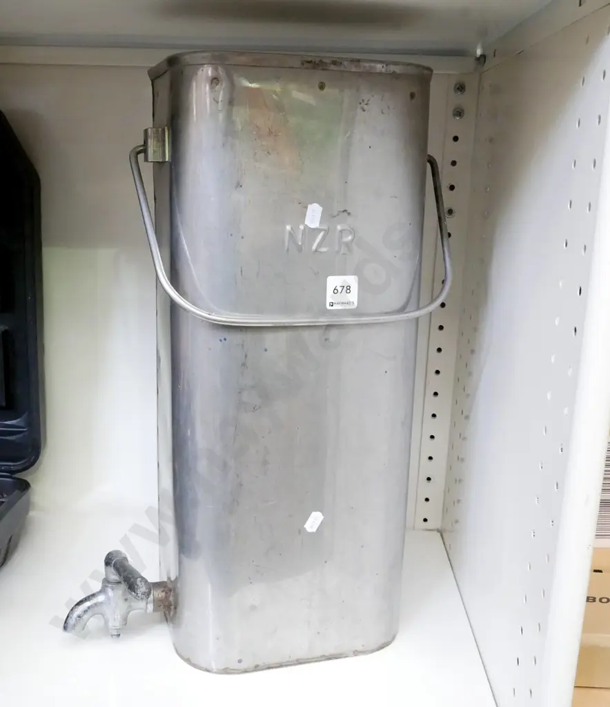 NZ Railways stainless steel container with tap Image 1++