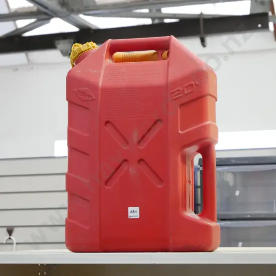 plastic 20L fuel container