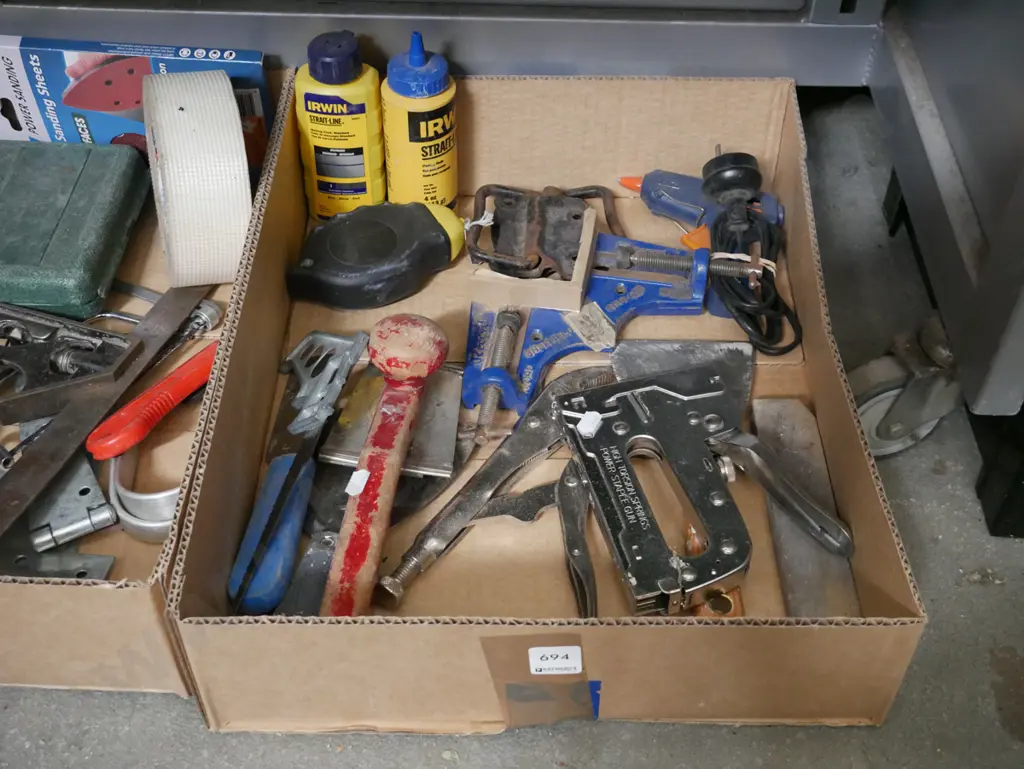 box; staple gun, vice grips etc Image 1++