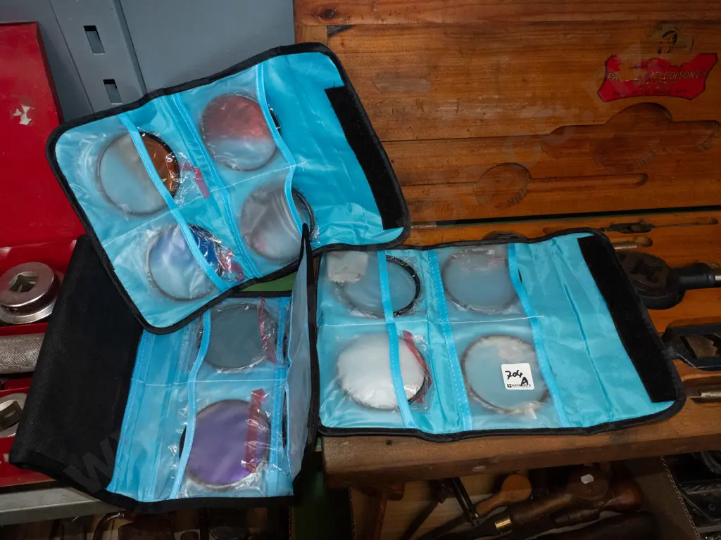 3 pakets of various 80mm astronomical telescope filters (14 in total) Image 1++