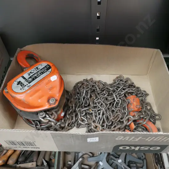 1 tonne block and tackle