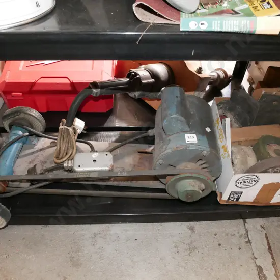 electric belt driven polisher, polishing and sanding discs