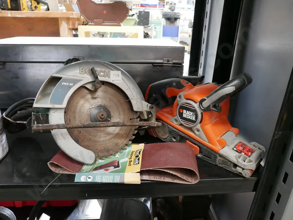 Bosch skilsaw, Black & Decker belt sander Image 1++