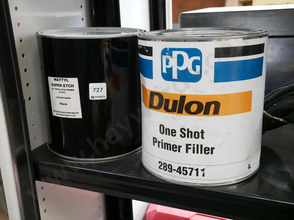 2x tins of metal etched primer Image 1++