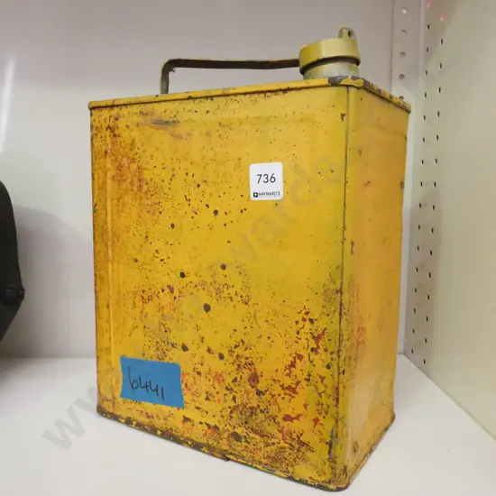 vintage petrol tin