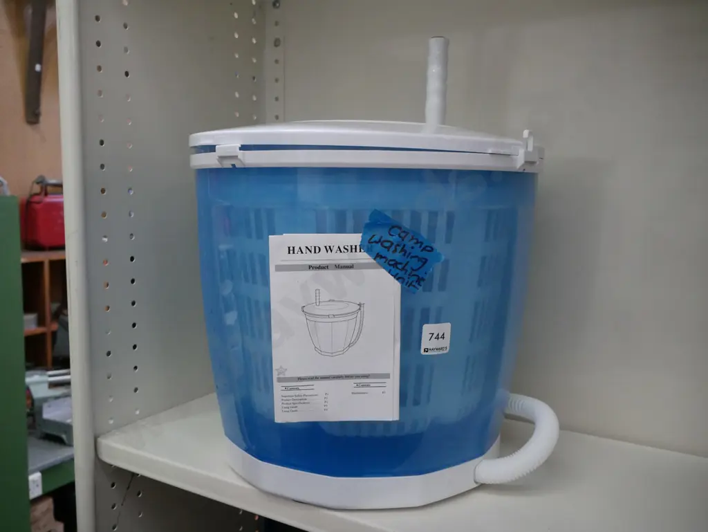 plastic hand operated camp washing machine Image 1++