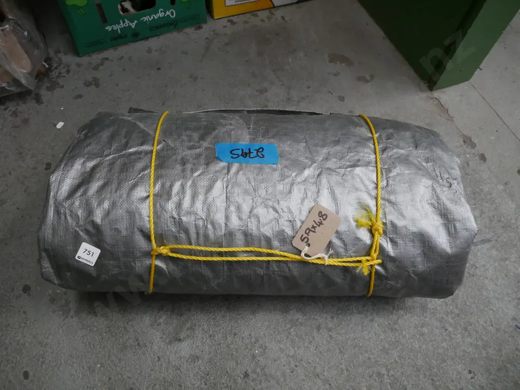 5.9x4.8m grey tarpaulin Image 1++