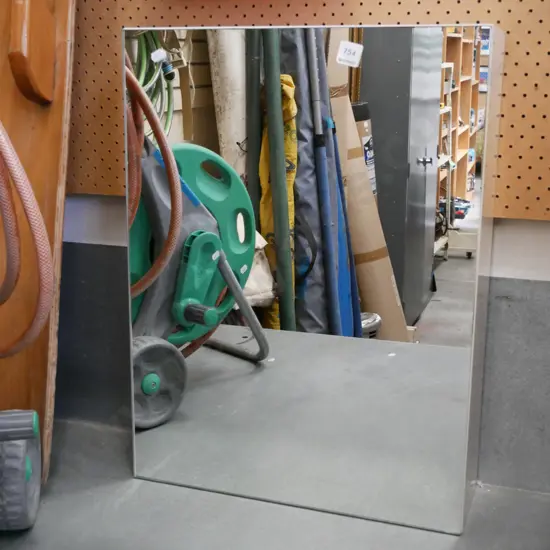 mirrored door wall mounted medicine cabinet H600 W440