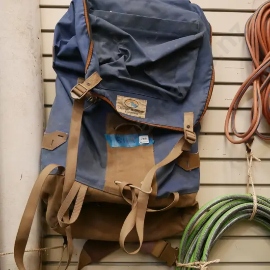 canvas Macpac tramping pack