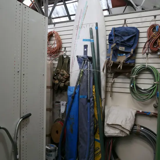 Quatro wind surfer with sails and accessories