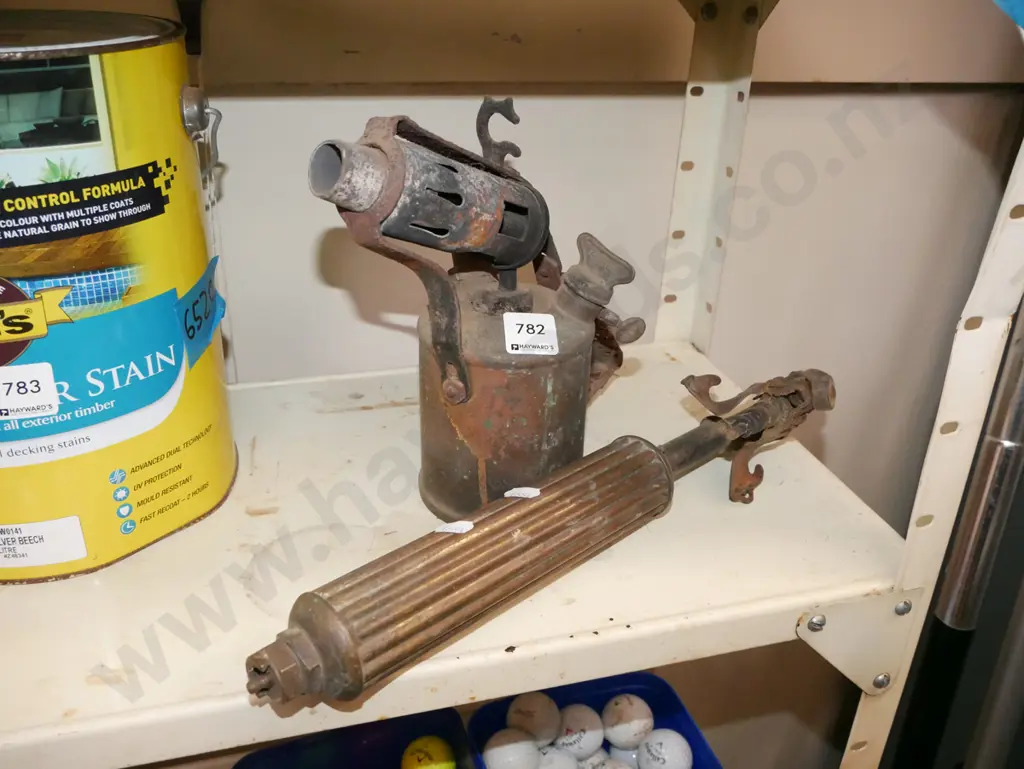 2x brass blow torches Image 1++