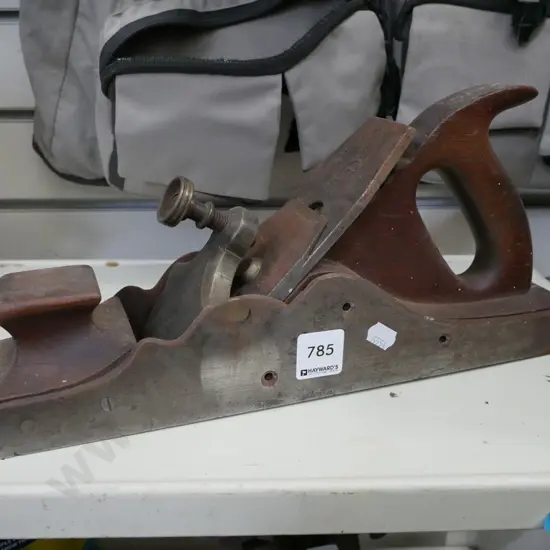 vintage metal and wood hand plane - needs attention