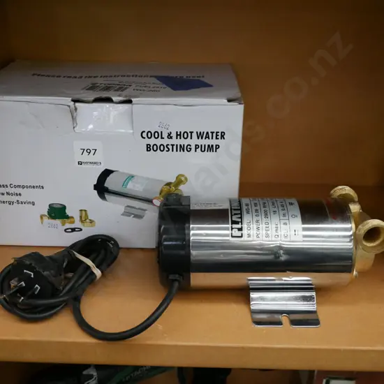 Cool and Hot water boosting pump - cord needs attention