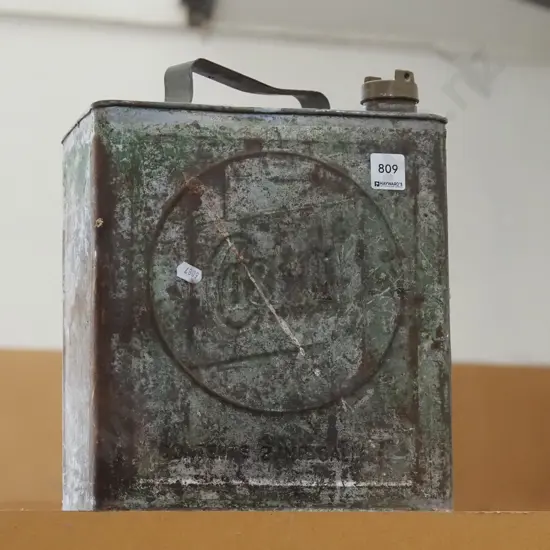 vintage Castrol petrol tin