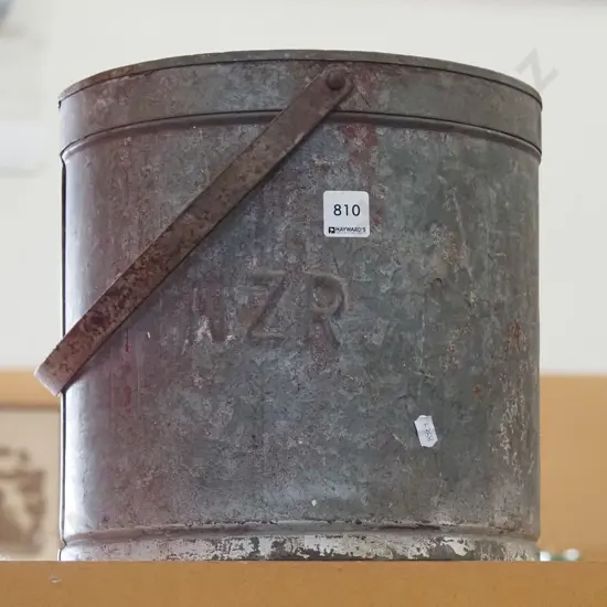 NZR galvanised bucket