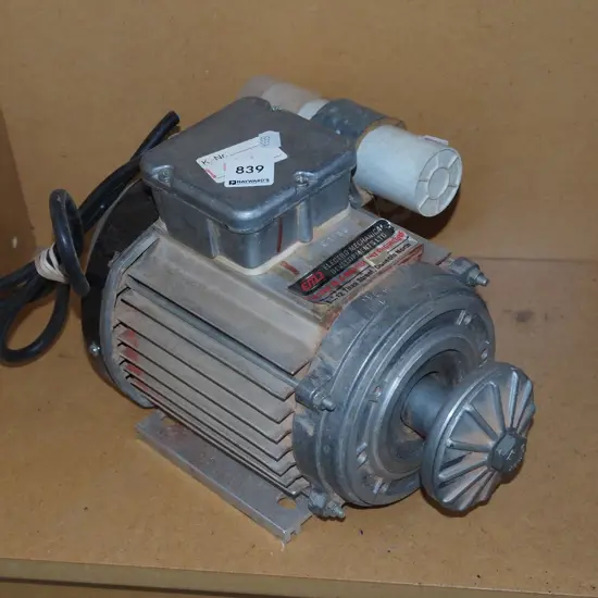 electric motor - cord has been cut