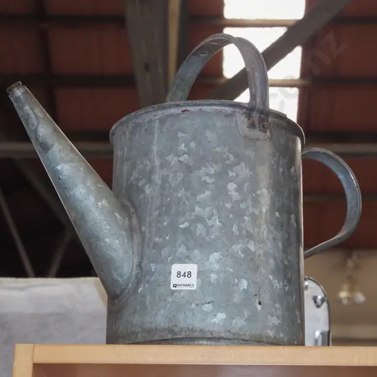 galvanised watering can - no rose