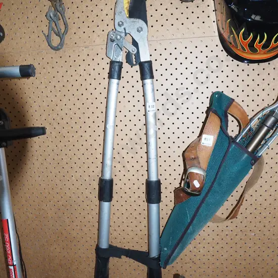 pair of heavy duty garden loppers