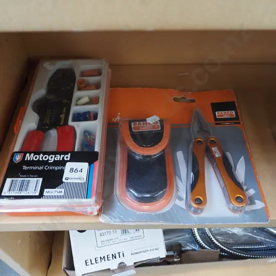 terminal crimps, Bahco multi tool