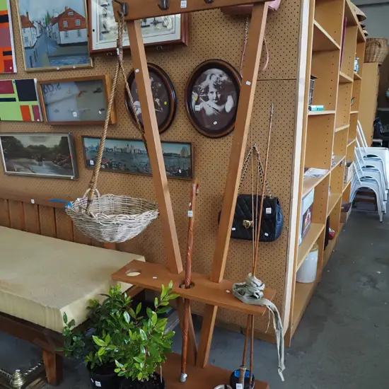 solid rimu hall stand H1750 W725