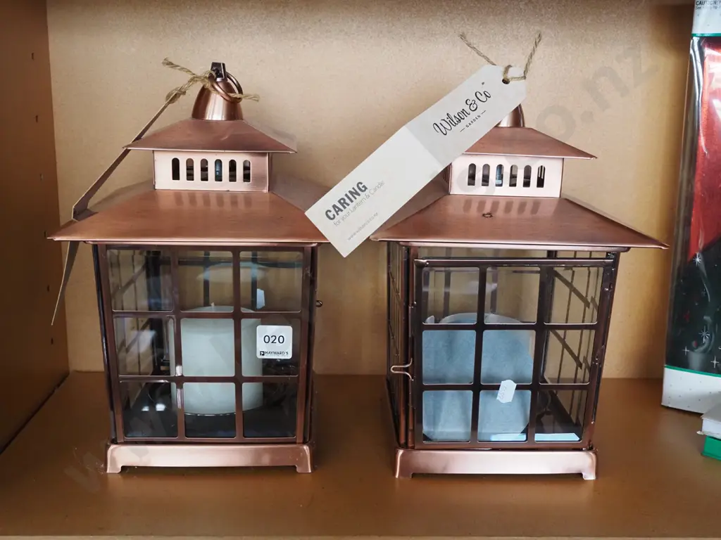 2x candle lanterns Image 1++