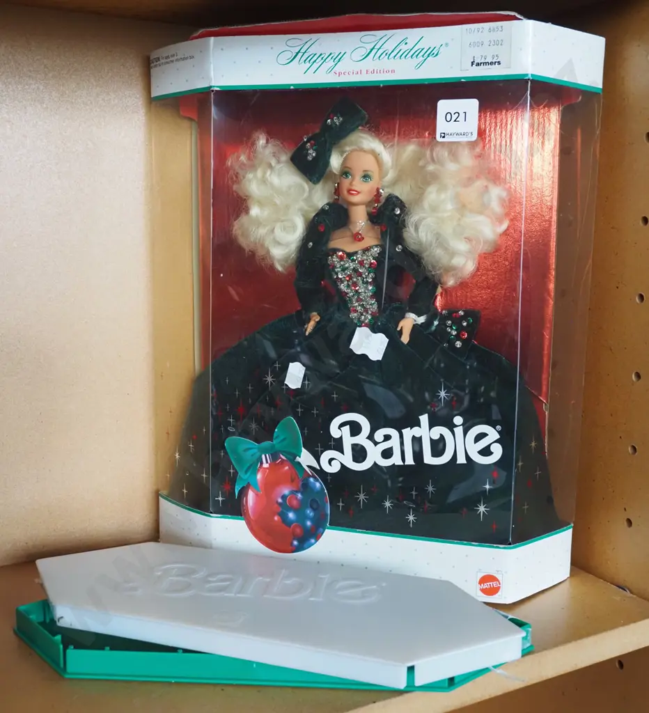 boxed as new Happy Holidays Barbie Image 1++