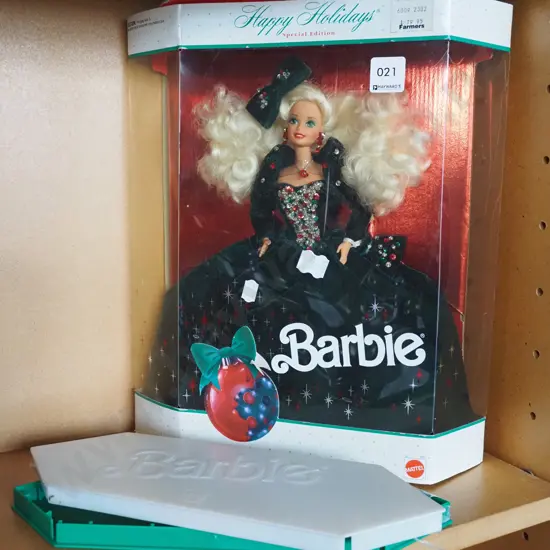 boxed as new Happy Holidays Barbie