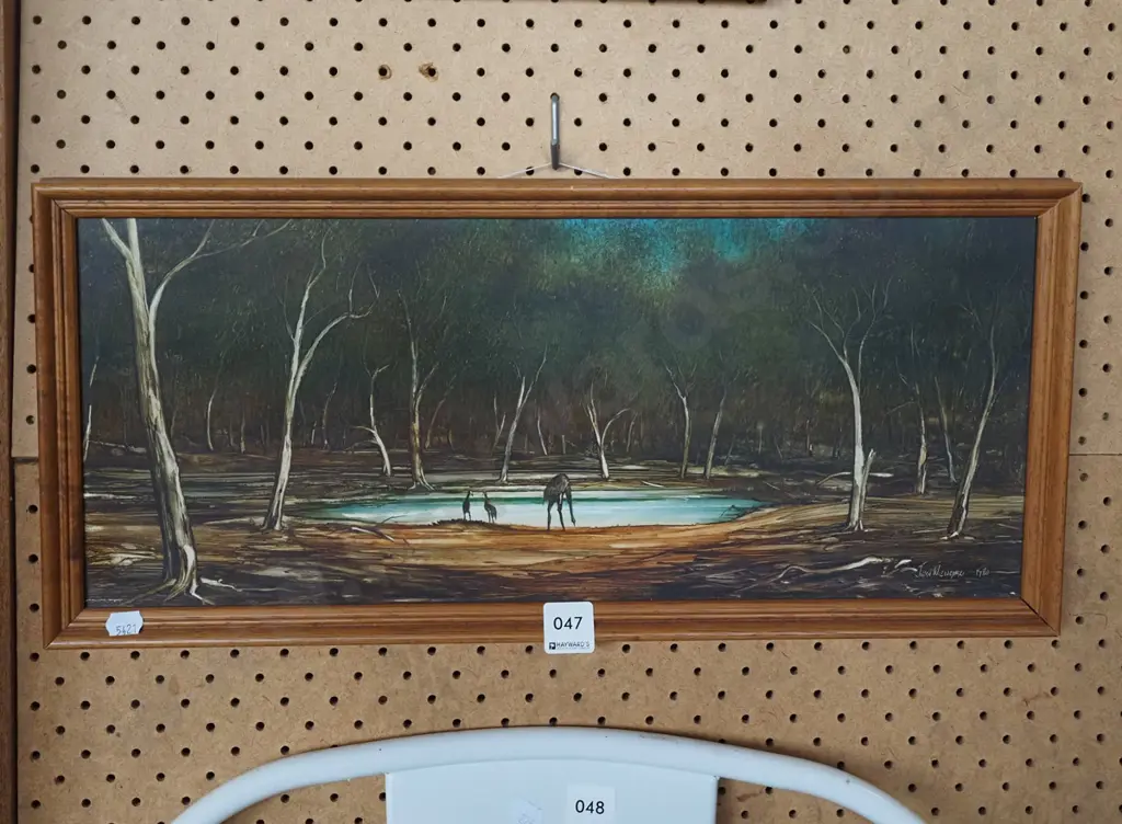framed acrylic - watering hole Image 1++