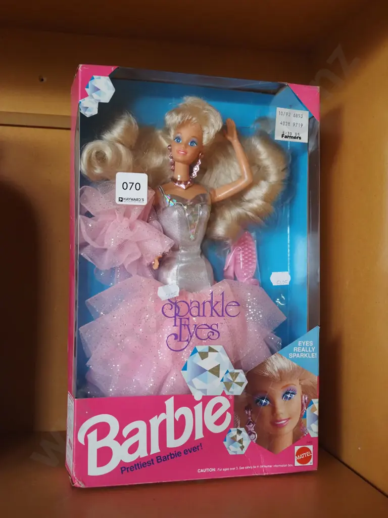 boxed as new Barbie Sparkle Eyes Image 1++