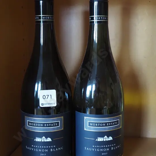 2x bottles of Morton Estate sauvignon blanc 2017
